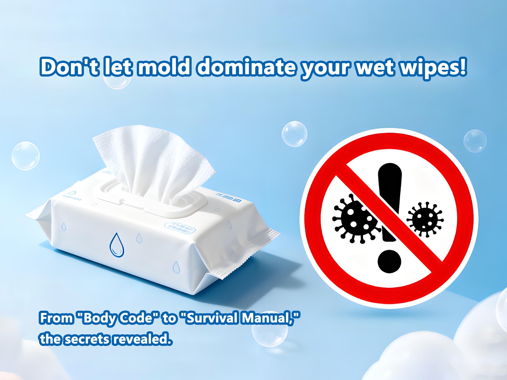 Don't let mold dominate your wet wipes! From Body Code to Survival Manual, the secrets revealed