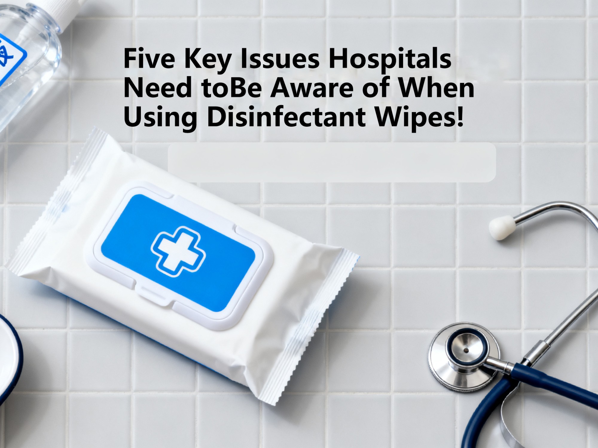 Five Key Issues Hospitals Need to Be Aware of When Using Disinfectant Wipes