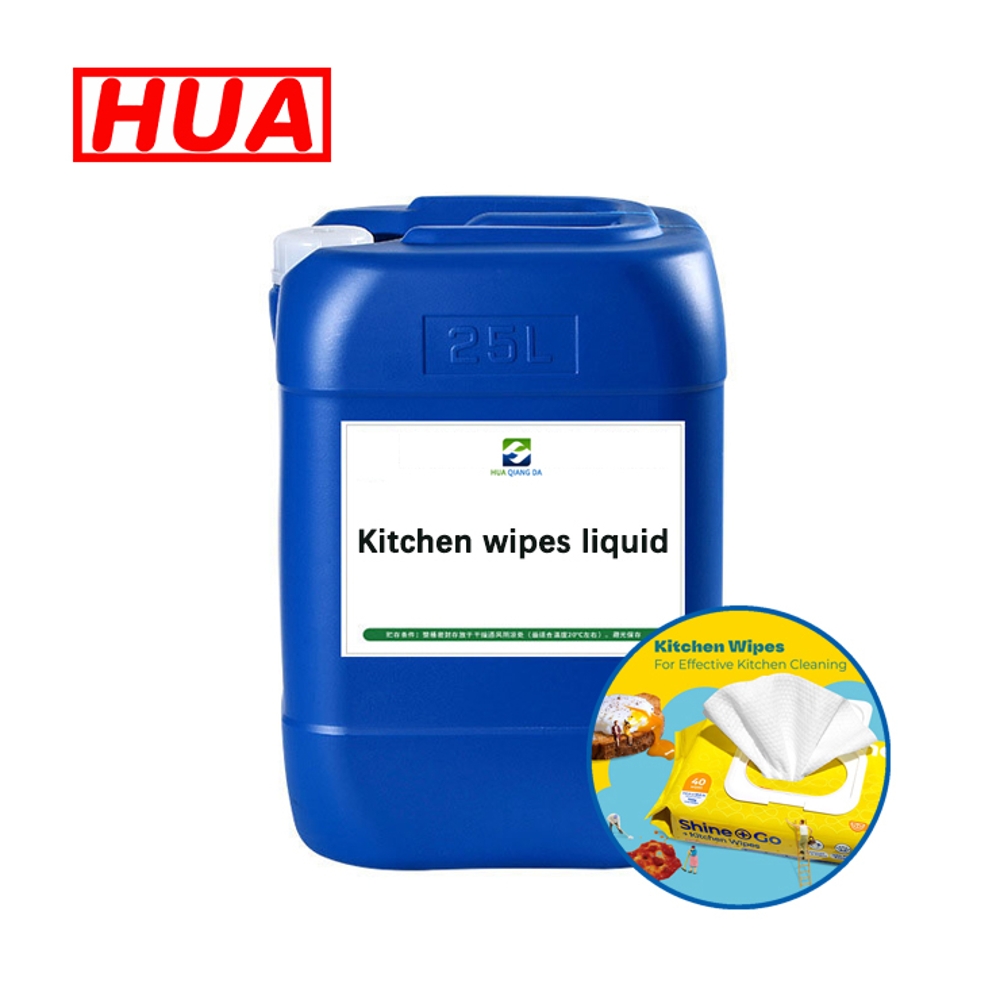 Kitchen Cleaning Wet Wipes Liquid  Lemon Scent Oil Remove Solution for Wet Wipes Machine