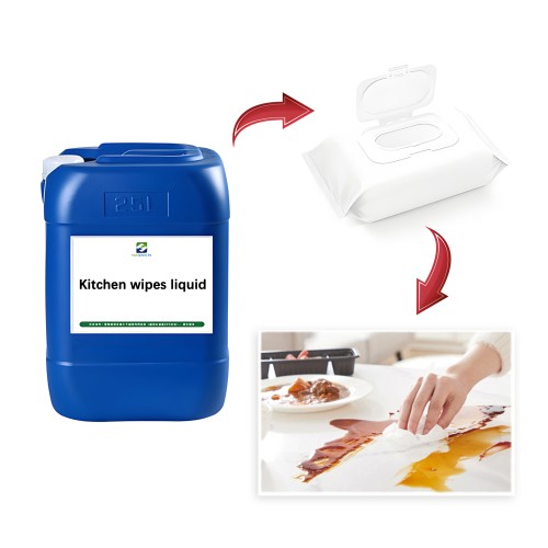 Kitchen Cleaning Wet Wipes Liquid  Lemon Scent Oil Remove Solution for Wet Wipes Machine