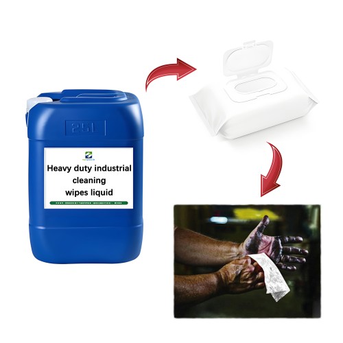 Heavy Duty Wet Wipes Liquid Solution Industrial Oil Remove Cleaning Liquid for Wet Wipes Machine