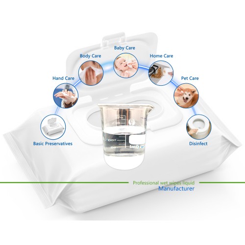 Additive-free polyol wipes liquid