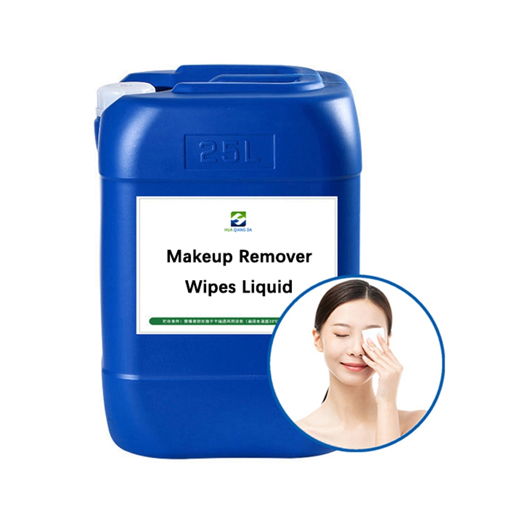 Natural polyol-containing makeup remover wipe liquid