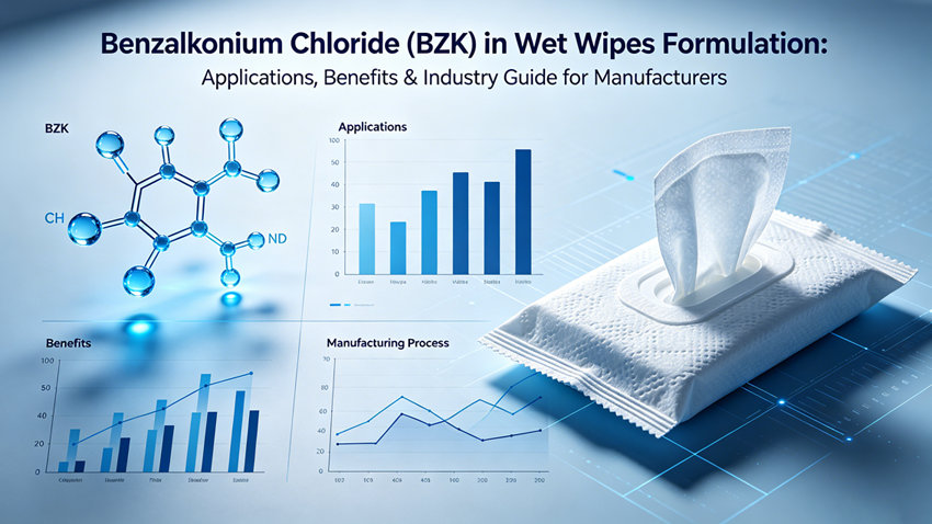 Benzalkonium Chloride (BZK) in Wet Wipes Formulation: Applications, Benefits & Industry Guide for Manufacturers